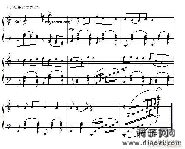 缅甸民歌 海鸥（儿童钢琴小曲）