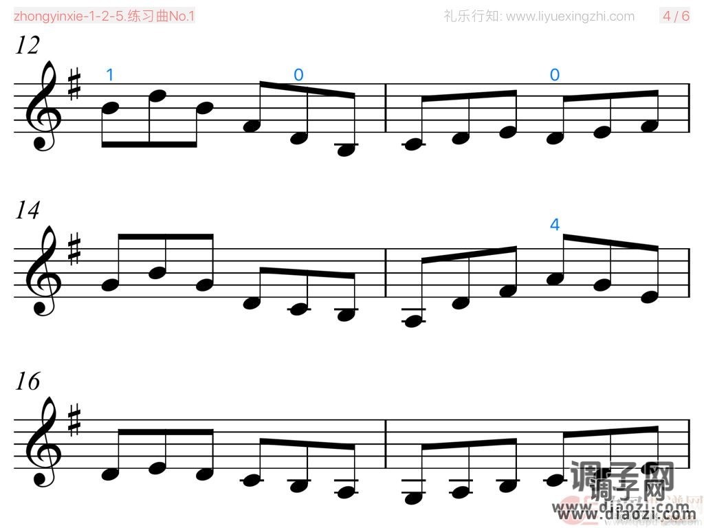 塞夫契克练习曲No 1（小提琴）