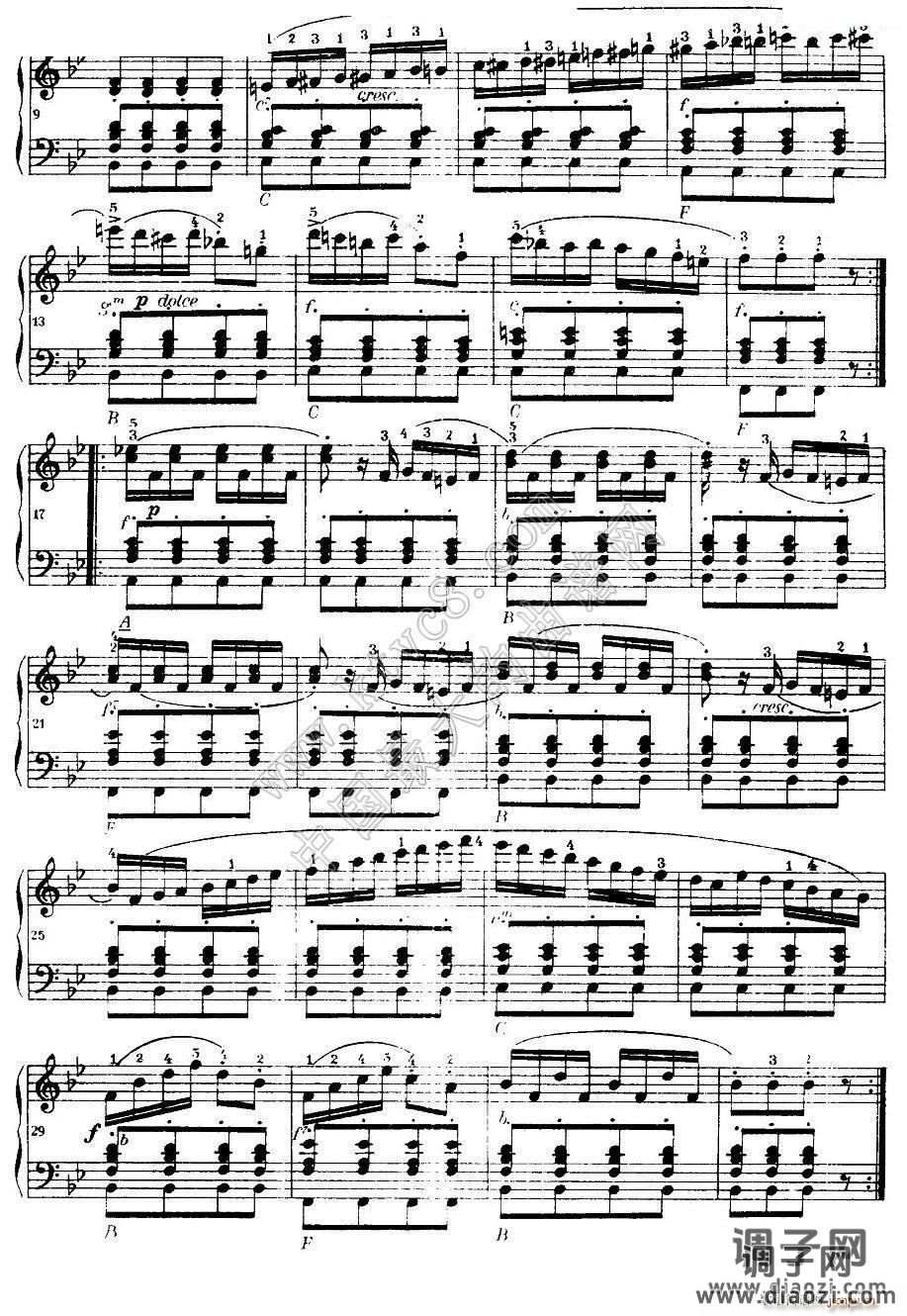 《车尔尼手风琴练习曲集》（第Ⅰ册）（22—36）