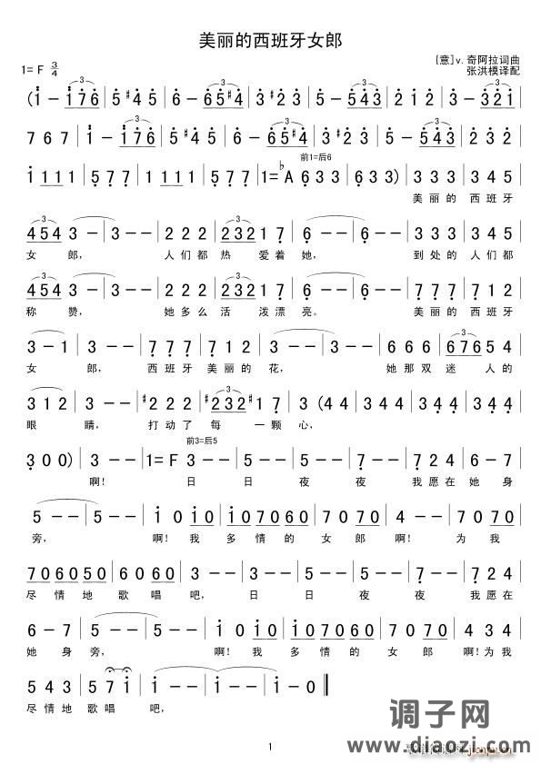 [意] 美丽的西班牙女郎