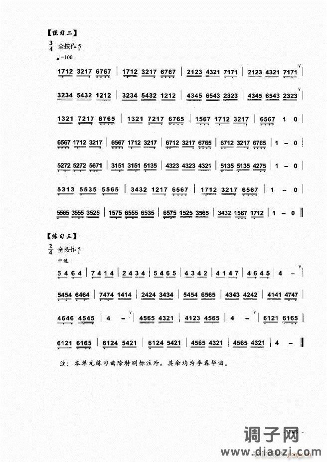 葫芦丝、巴乌实用教程121-180