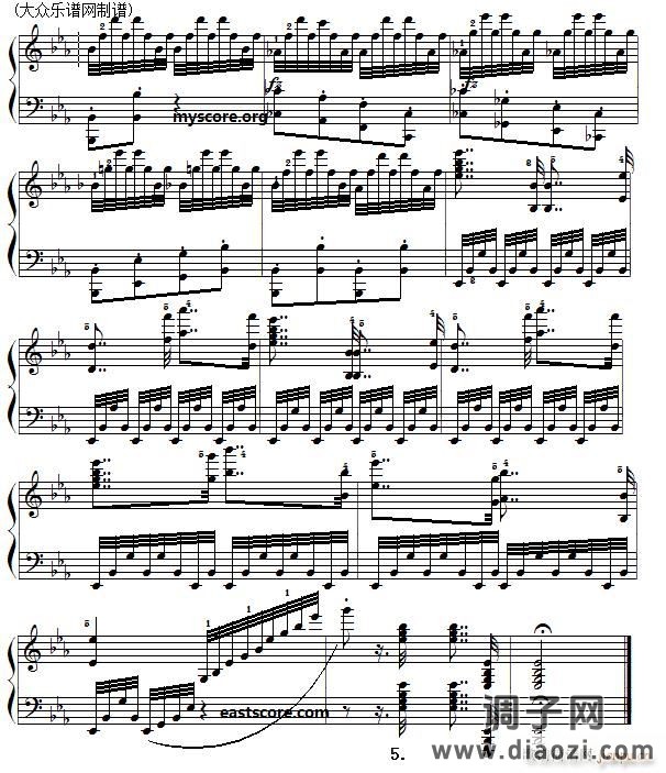 车尔尼《 手指灵巧技术练习》（Czerny 740）第15首