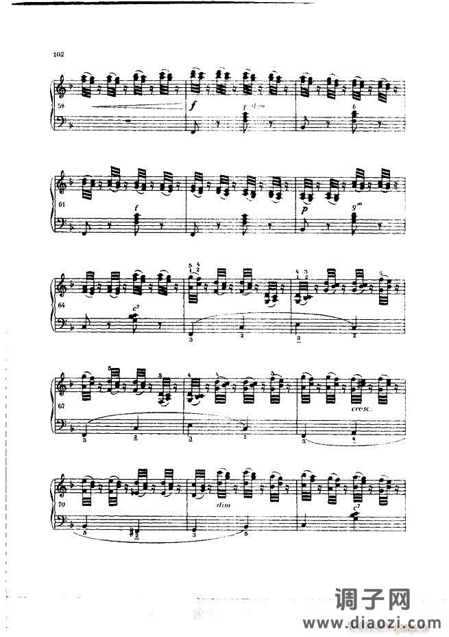 车尔尼手风琴练习曲集 Ⅲ