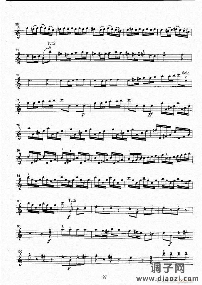 湖北艺术职业学院社会艺术考级系列教材 小提琴考级教程 （上册）61-120