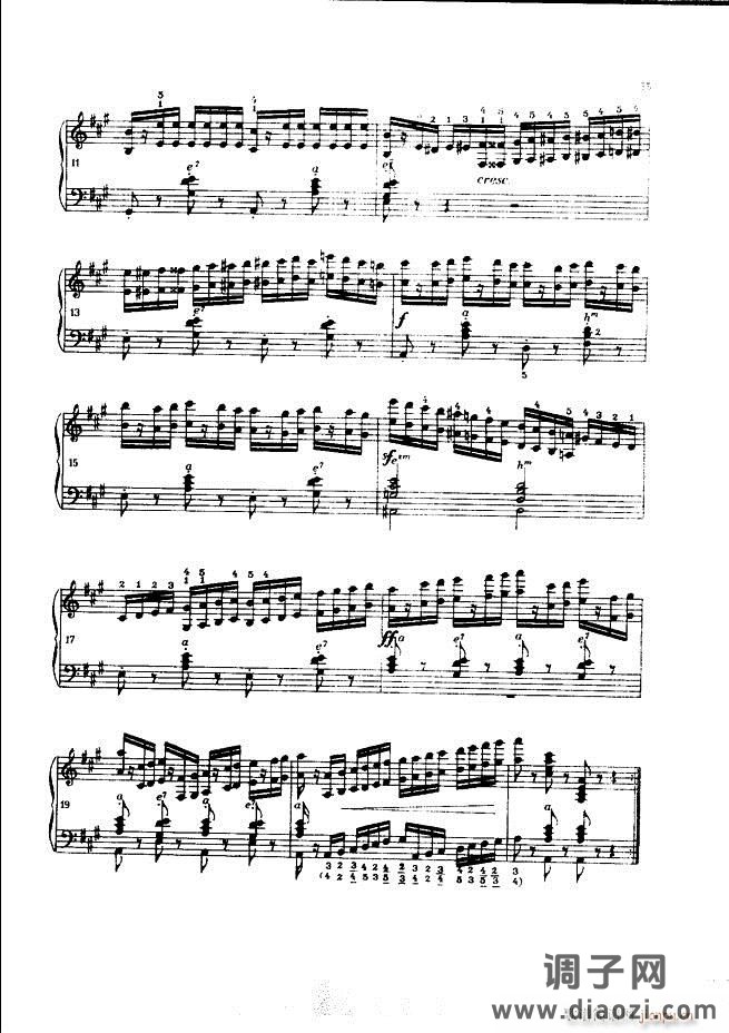 车尔尼手风琴练习曲集 Ⅲ