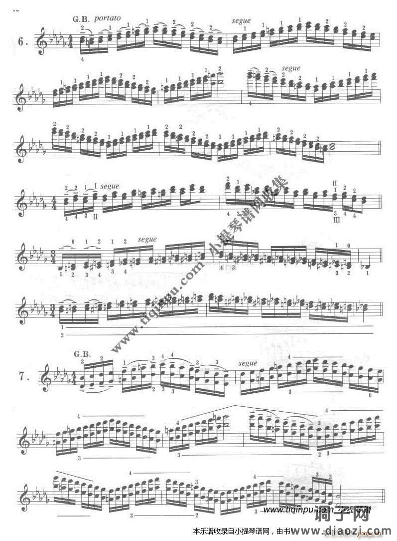 卡尔弗莱什《小提琴音阶体系》降b小调