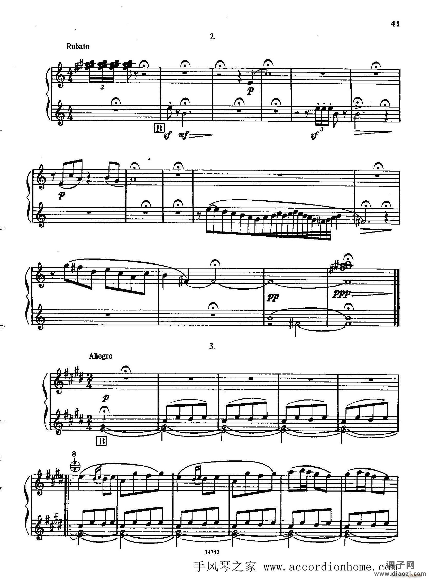 佐罗塔耶夫-六首儿童组曲之三