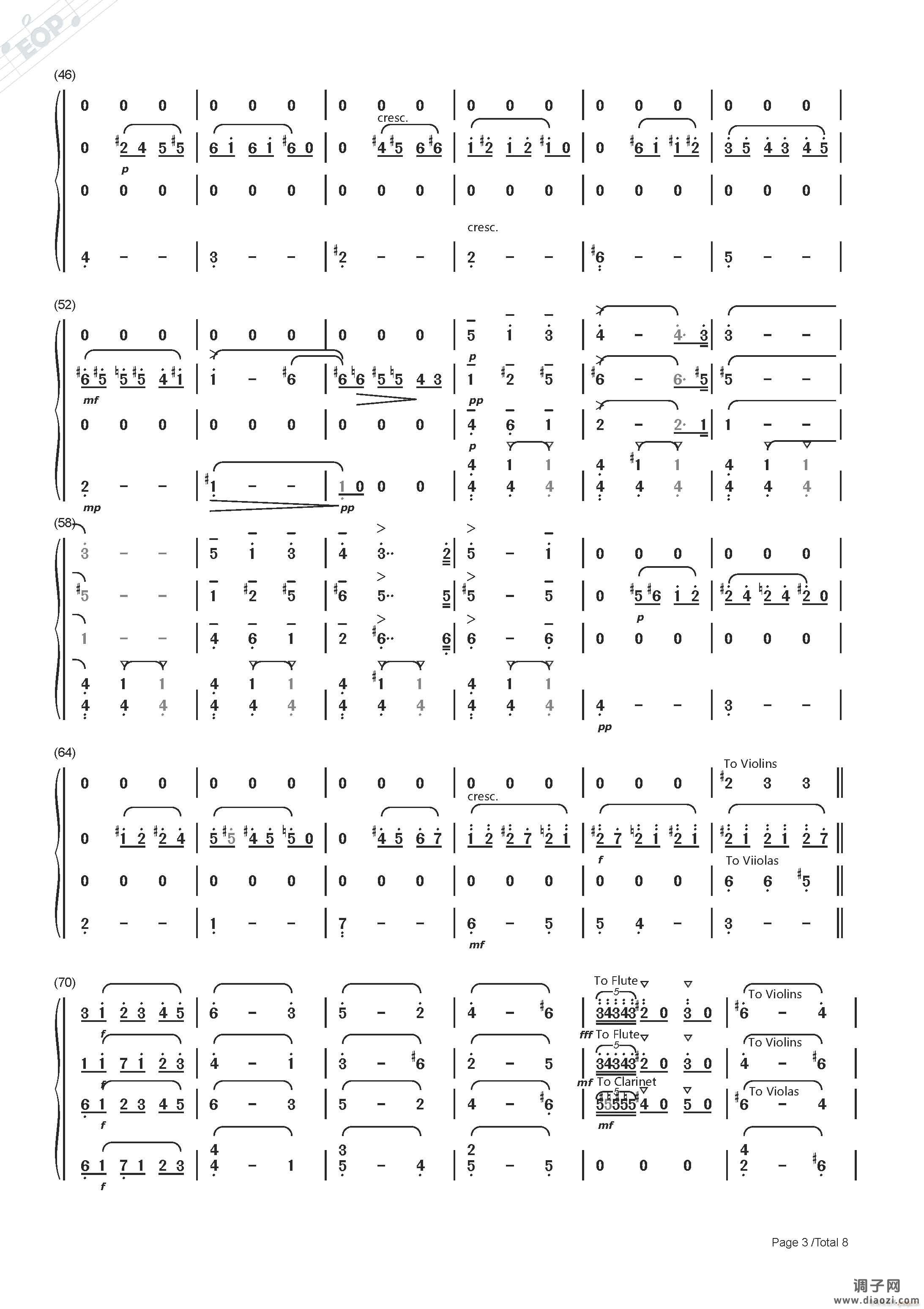 柴可夫斯基 胡桃夹子花之圆舞曲（节选 混合四重奏）