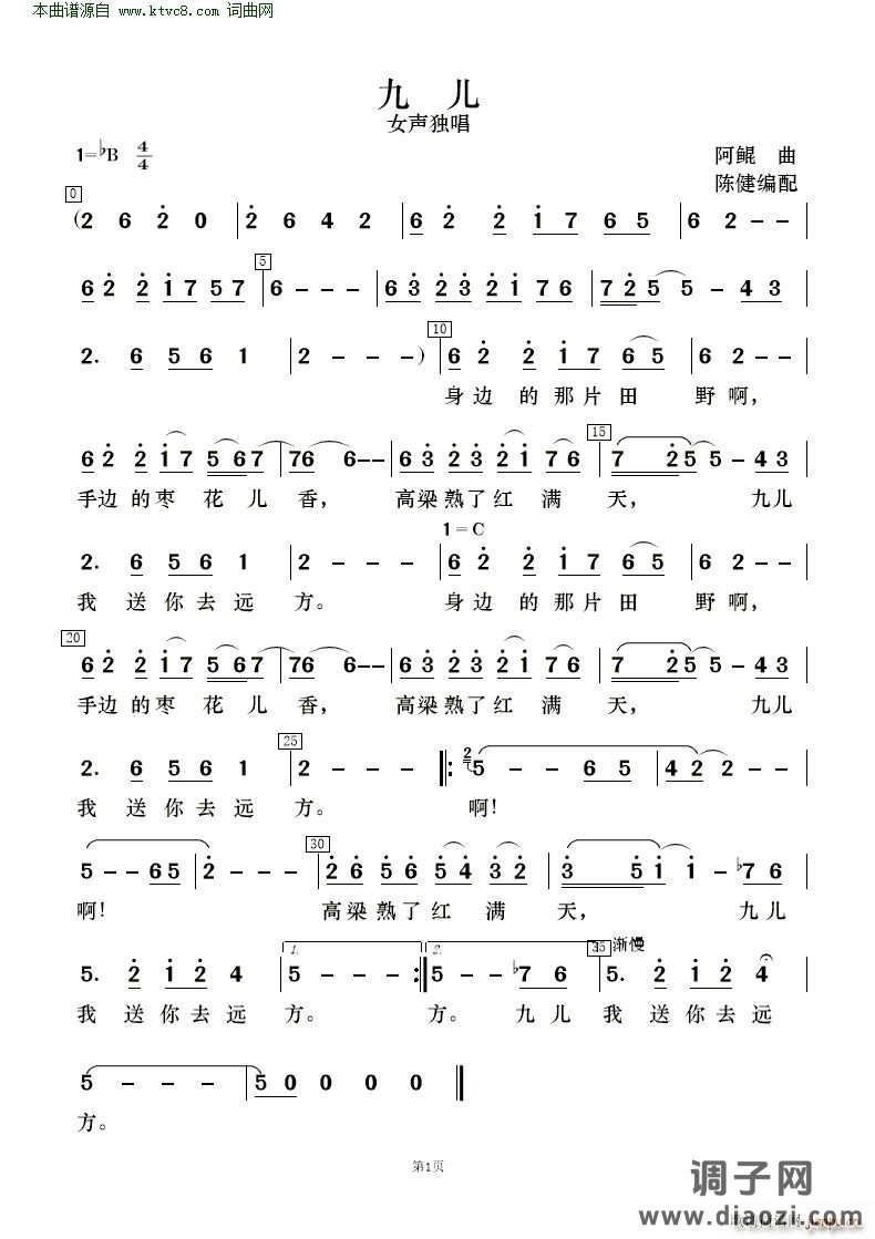 九儿( 歌唱与乐队 )