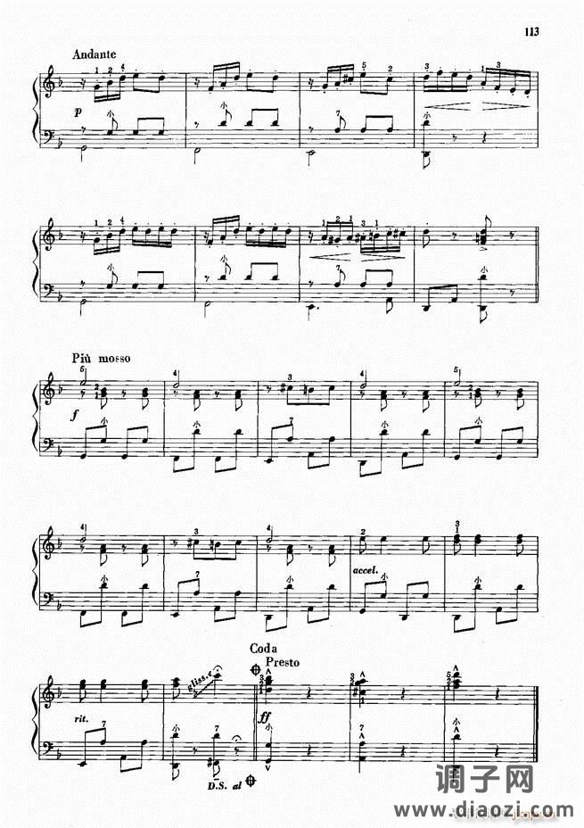 手风琴中外名曲72首101-190