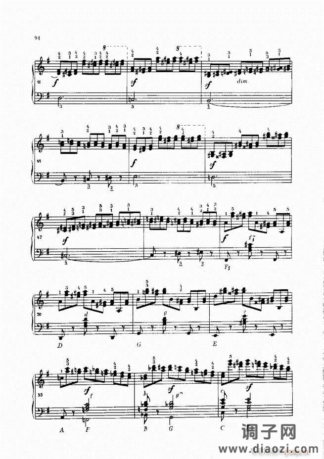 车尔尼手风琴练习曲集 Ⅳ