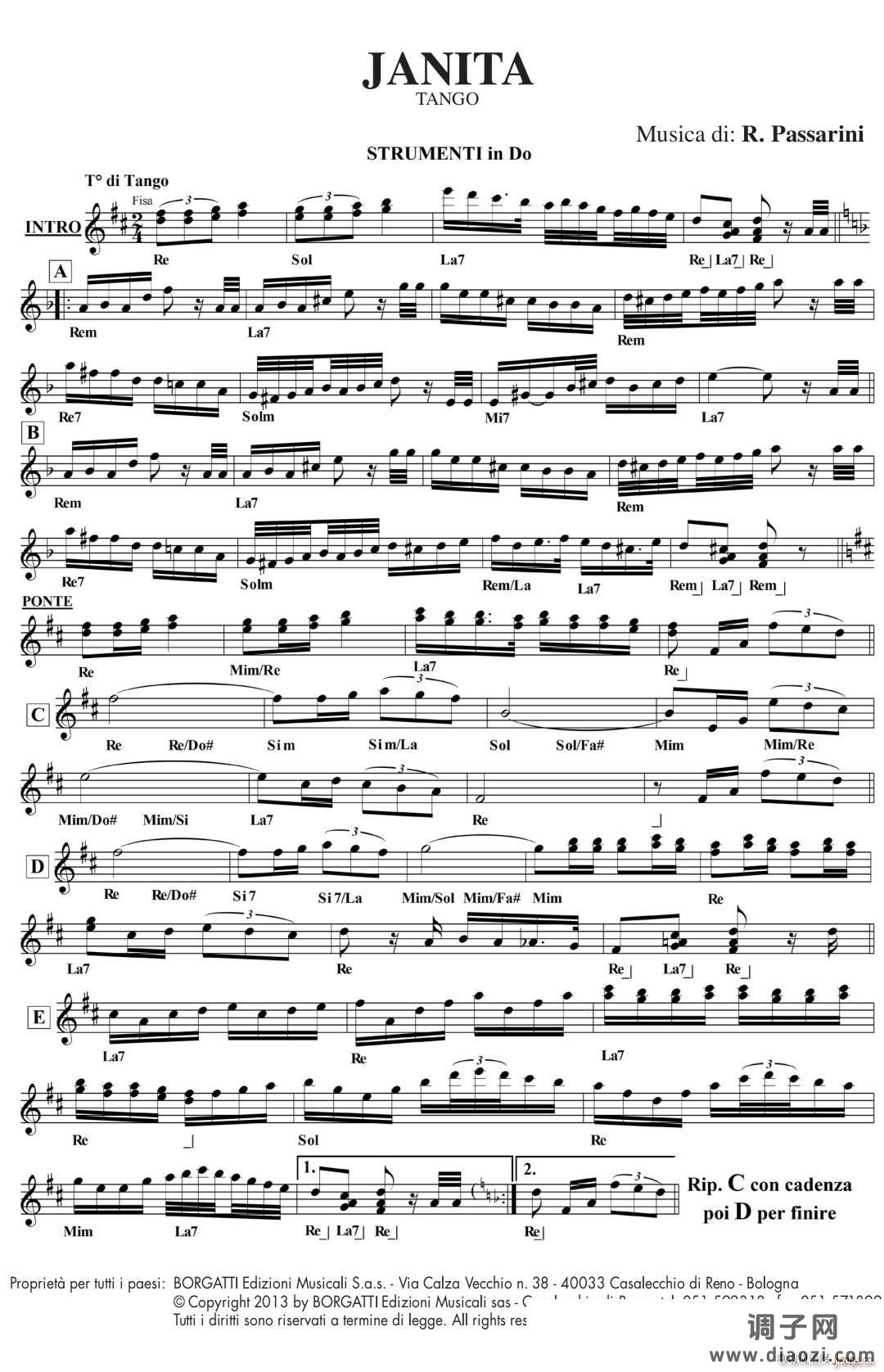 珍妮塔（手风琴 高清版）