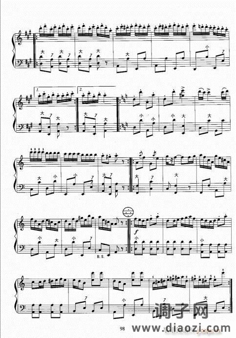 手风琴考级教程81-100