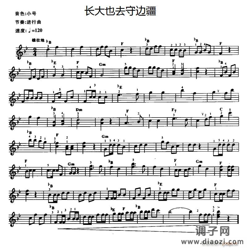 长大也去守边疆