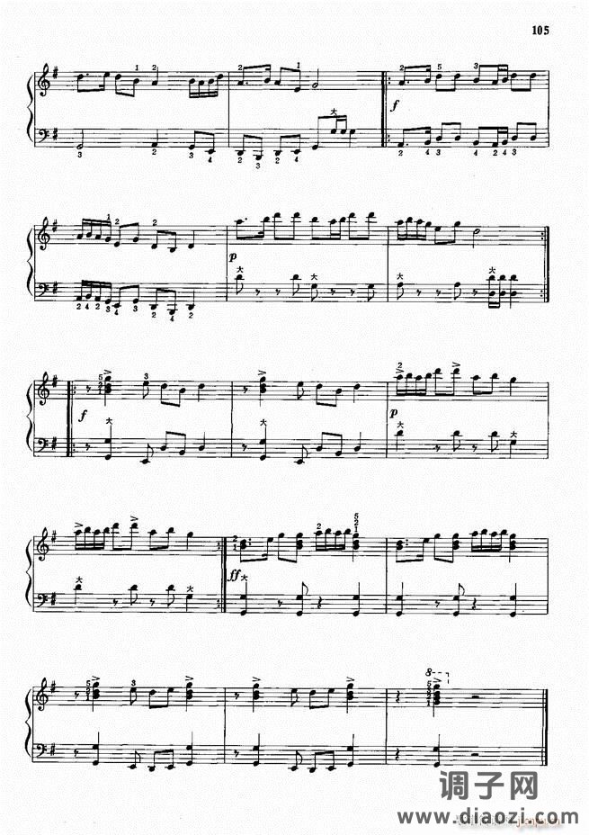 手风琴中外名曲72首101-190