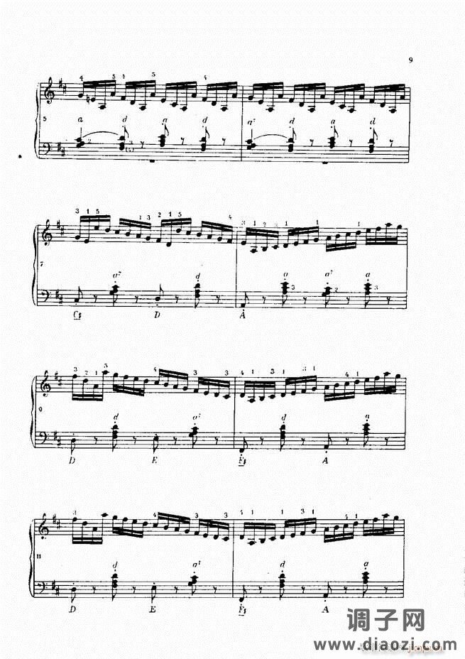 车尔尼手风琴练习曲集 Ⅳ