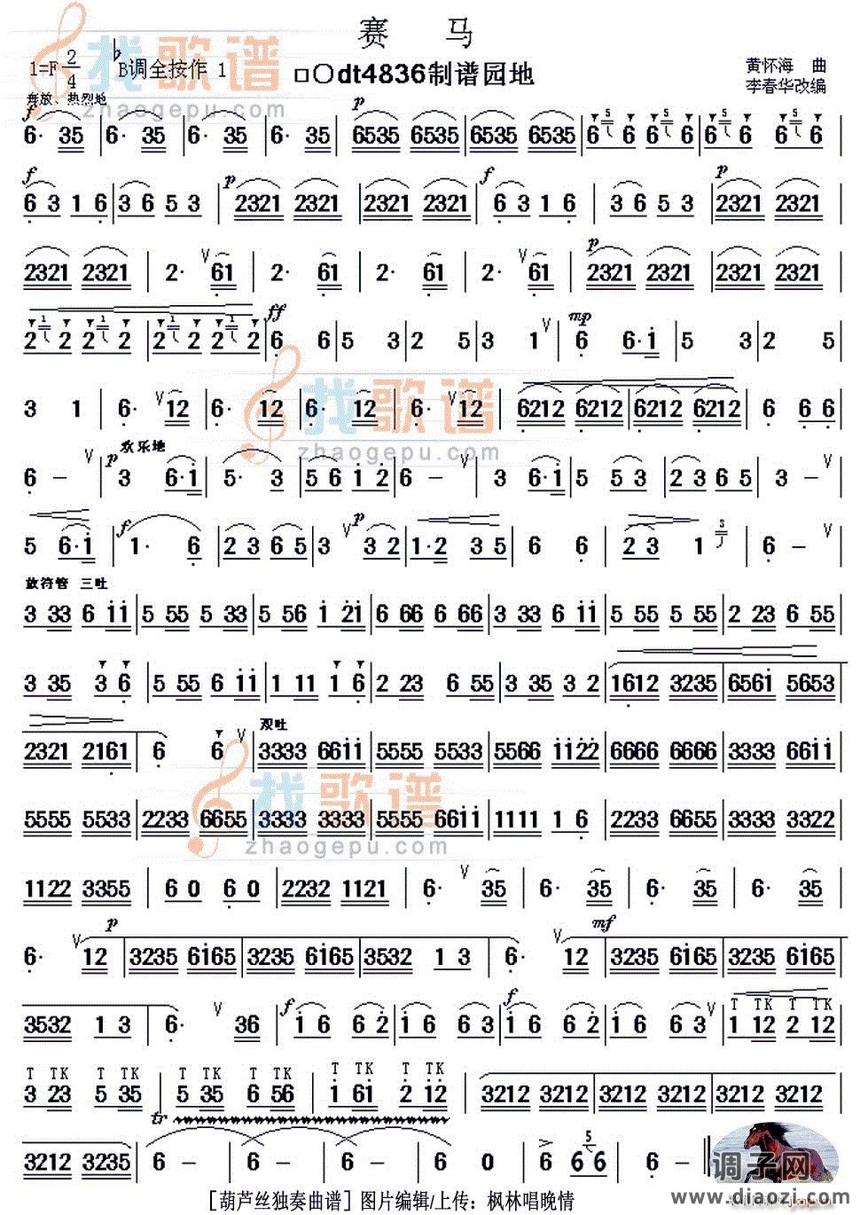 赛马（老赛马葫芦丝版本）