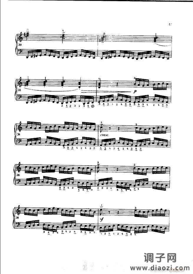 车尔尼手风琴练习曲集 Ⅲ