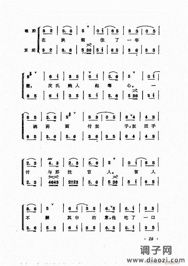 唱腔选集 目录1-60