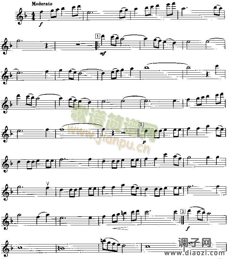 电影音乐〈音乐之声〉主题曲  （（美）罗杰斯）