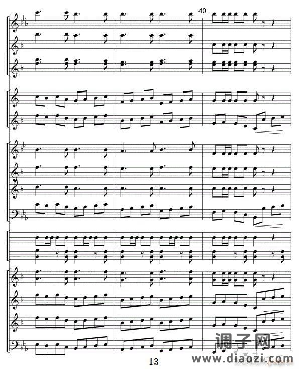 威廉退尔序曲(军乐 )线13