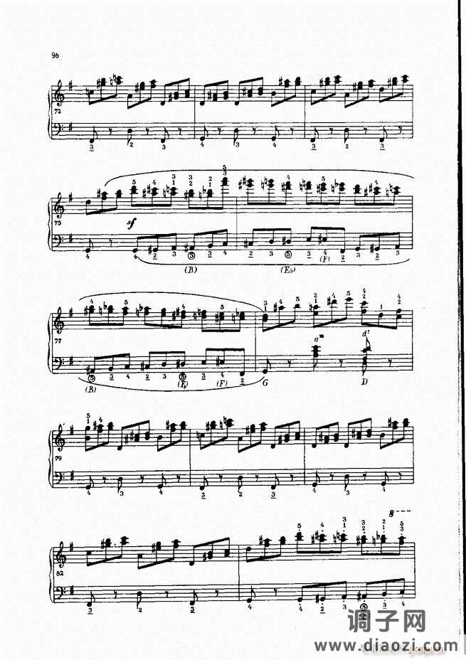 车尔尼手风琴练习曲集 Ⅳ