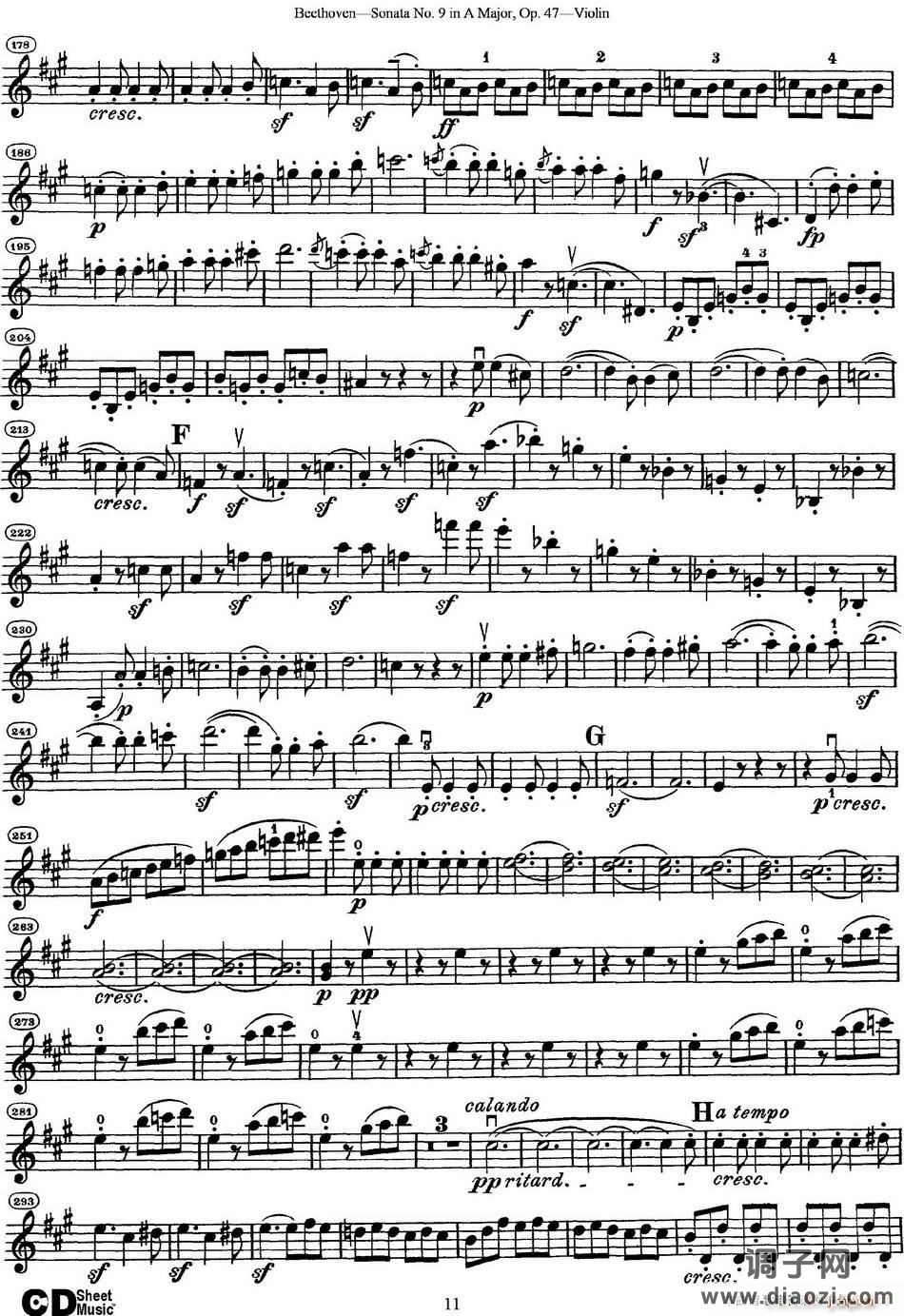 Violin Sonata No 9 in A Major Op 47