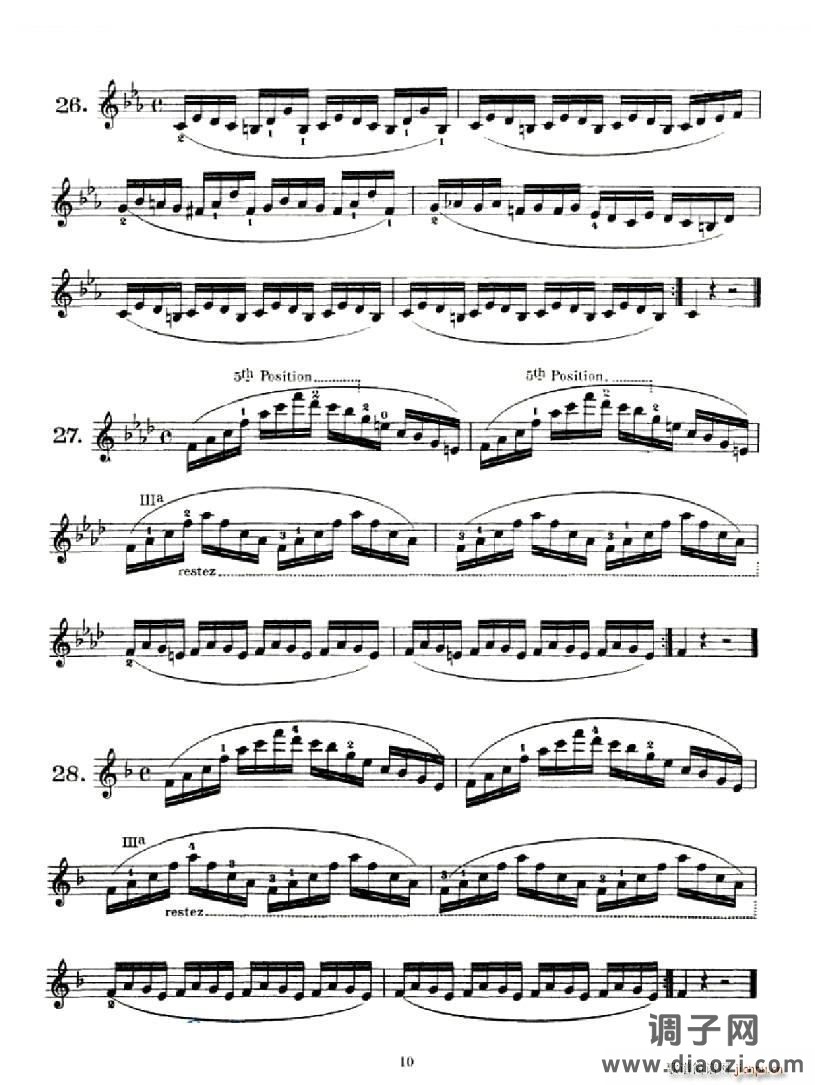 School of Mechanism Op 74（小提琴技巧 作品 74）