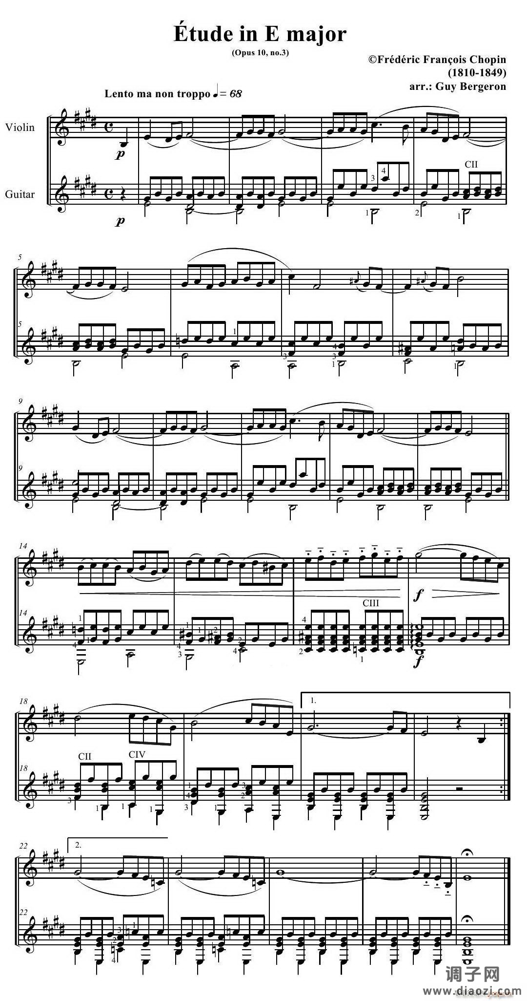 离別曲（violin-guitar 版本）