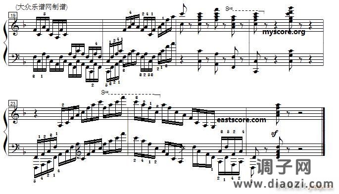 车尔尼《 钢琴快速练习曲》(Czerny 299)第12首 及练习提示