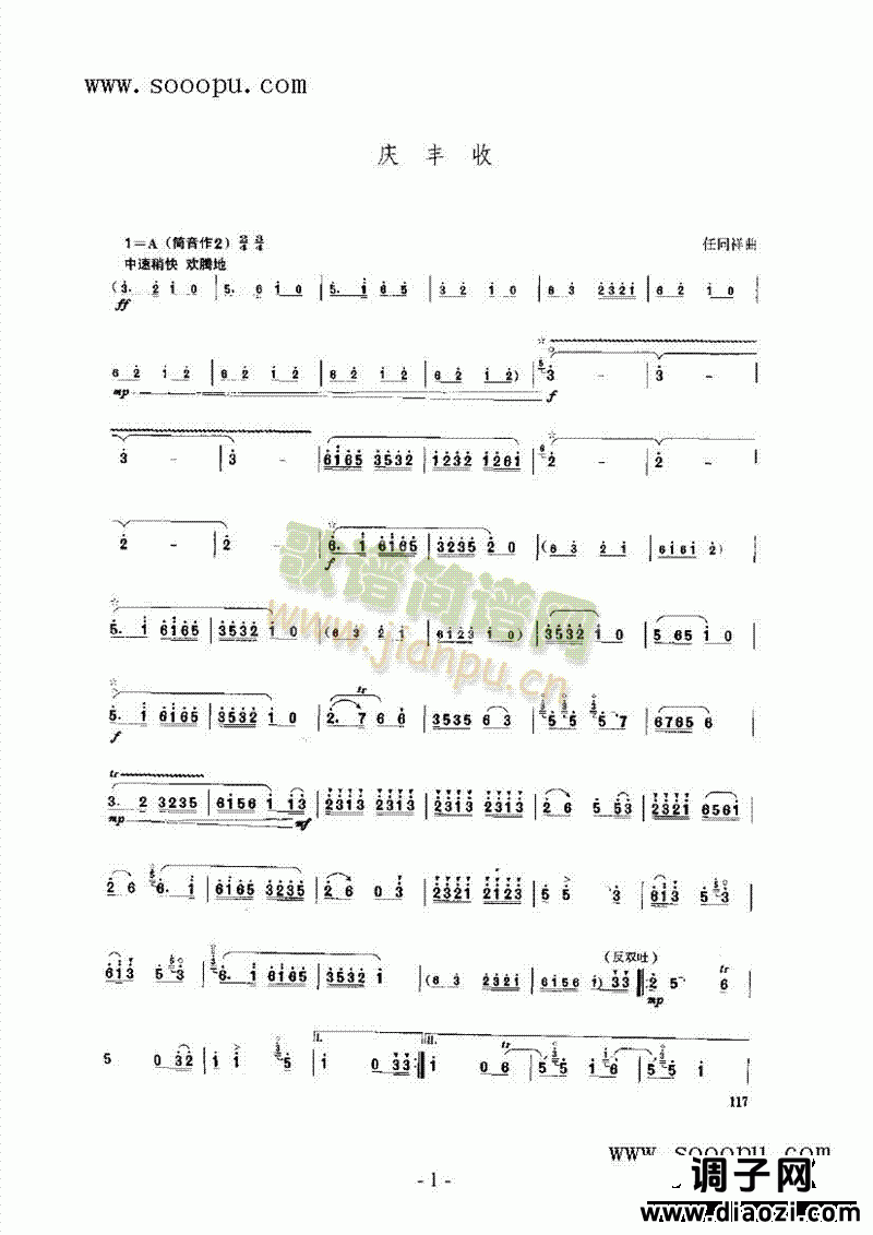 庆丰收 民乐类 唢呐