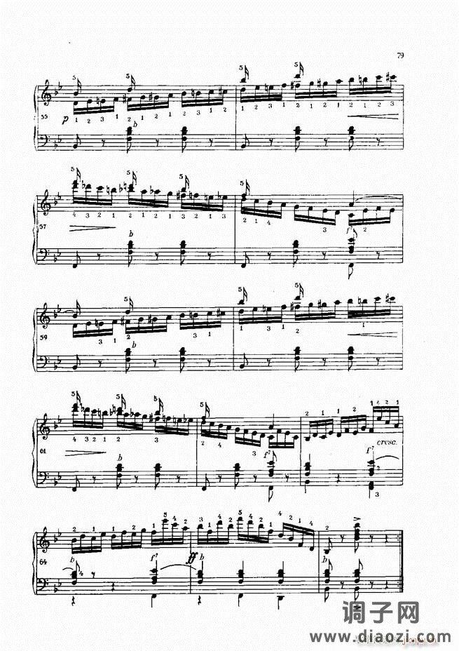 车尔尼手风琴练习曲集 Ⅳ