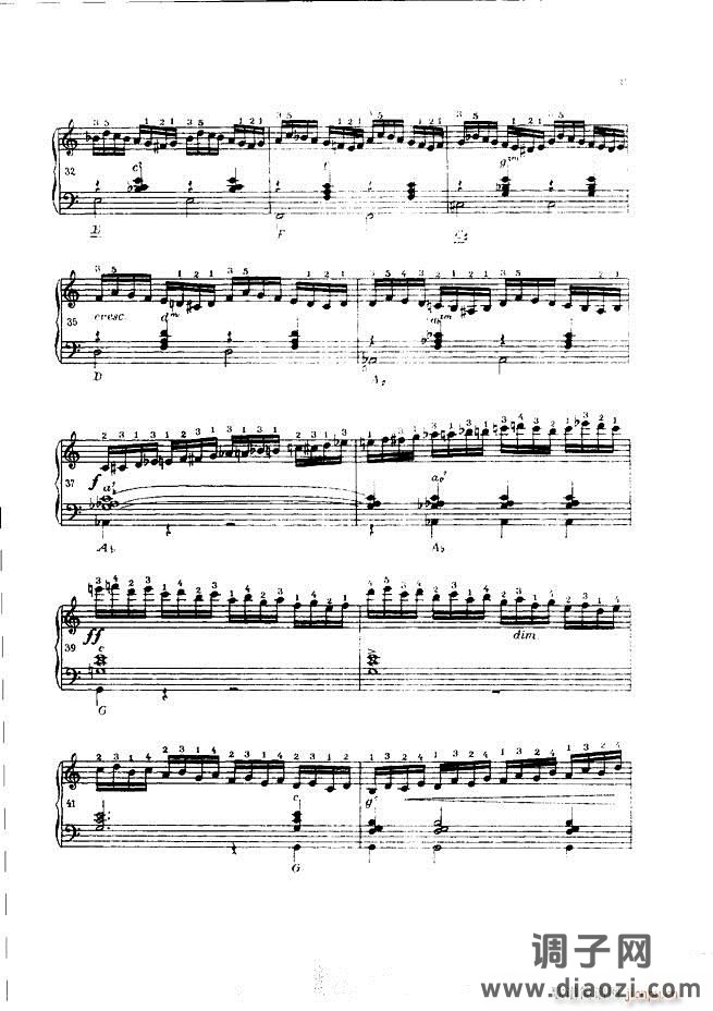 车尔尼手风琴练习曲集 Ⅲ