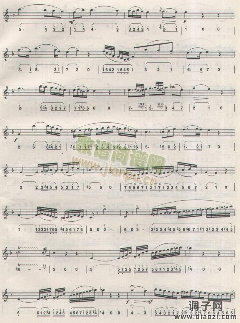 莫扎特bA大调阿尔多萨克斯协奏曲