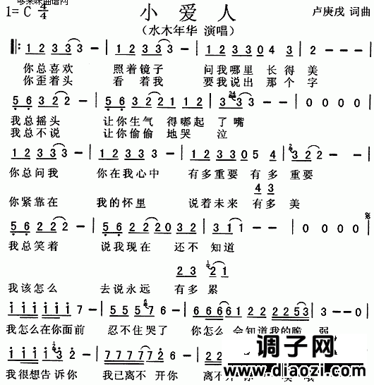 小爱人(水木年华)