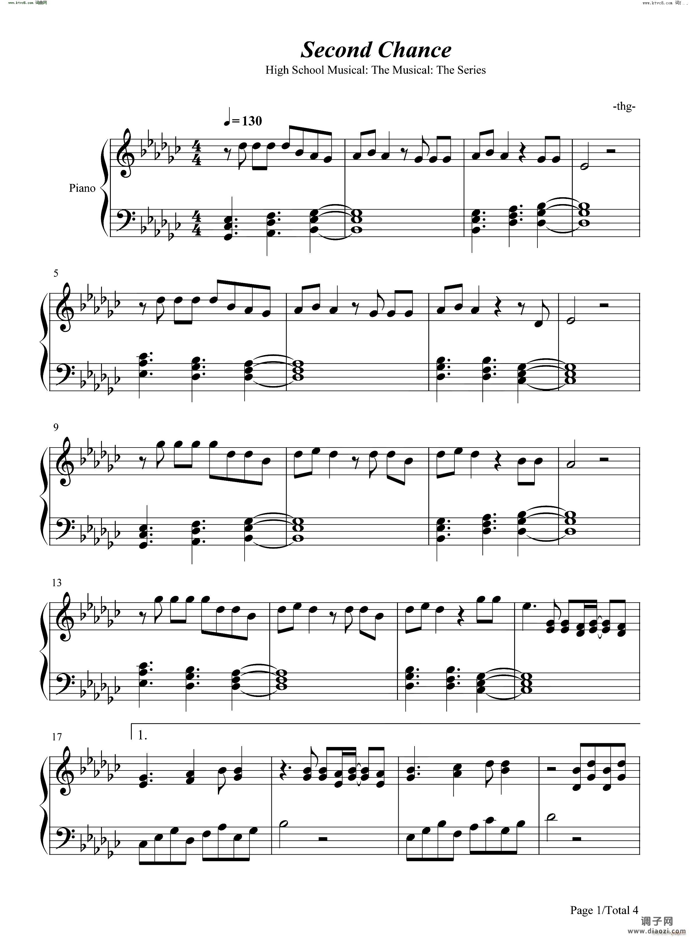 Second Chance歌舞青春再谱乐曲系列OST