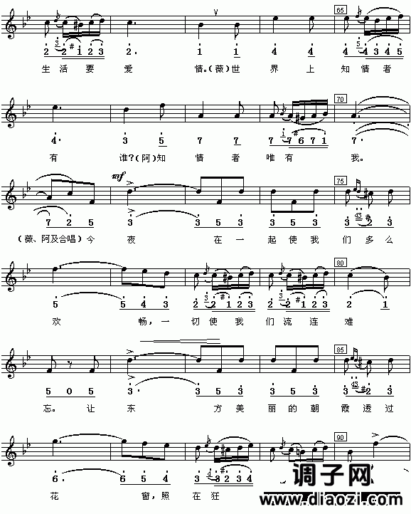 饮酒歌（歌剧《茶花女》选曲）