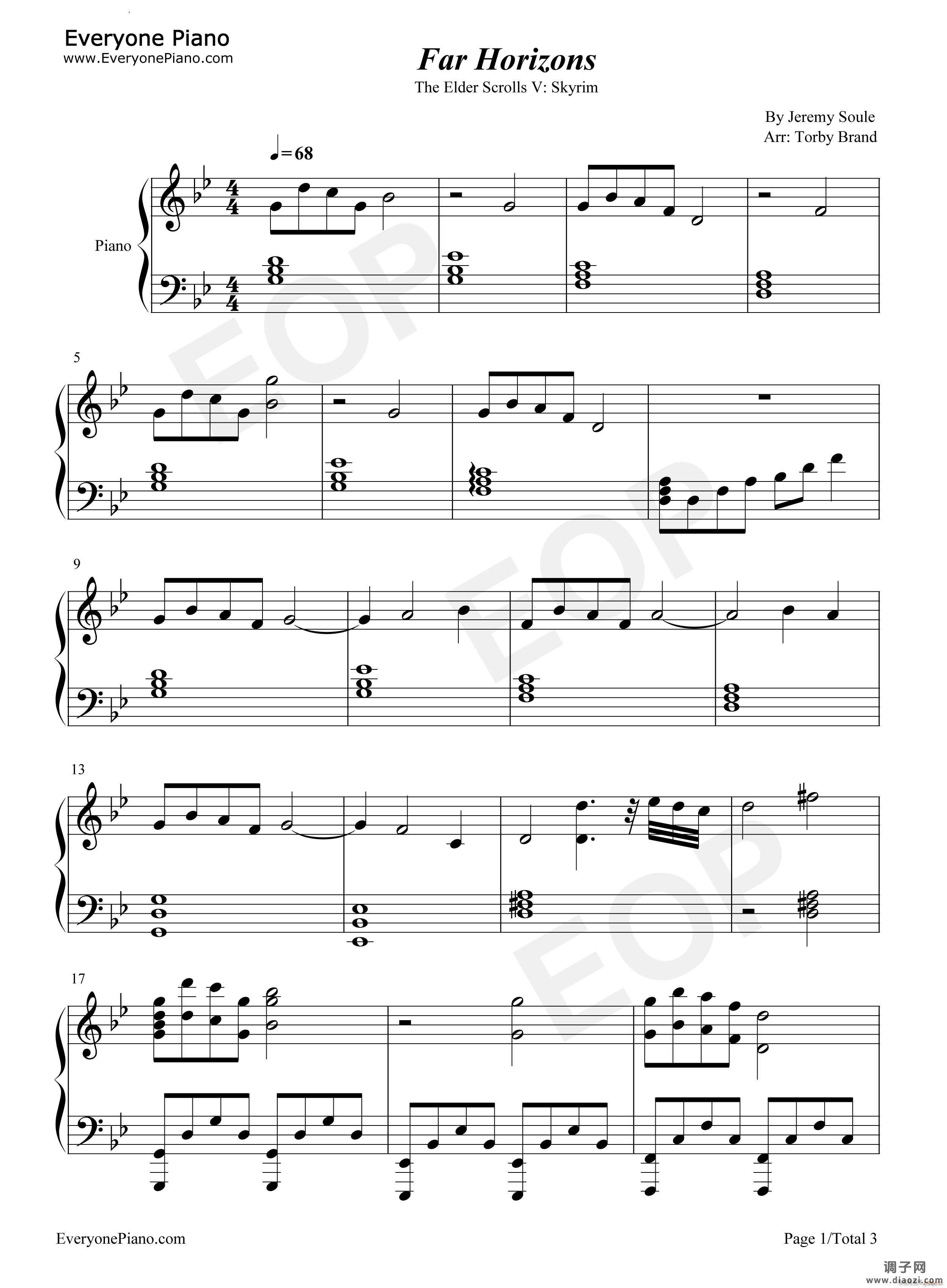 Far Horizons上古卷轴5天际BGM