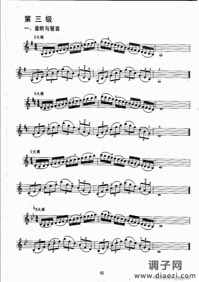 湖北艺术职业学院社会艺术考级系列教材 小提琴考级教程 （上册）1-60