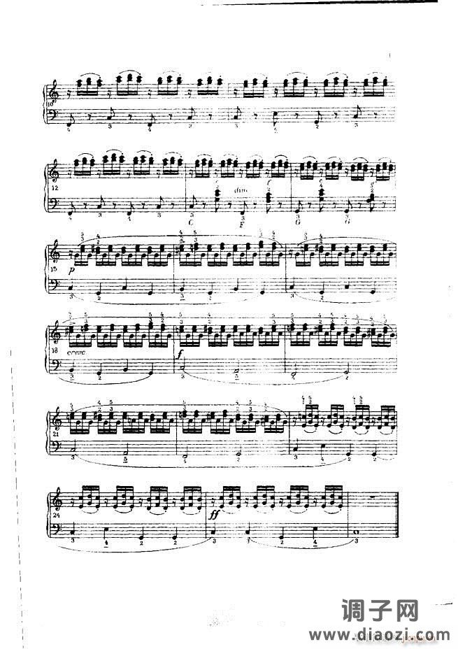 车尔尼手风琴练习曲集 Ⅲ