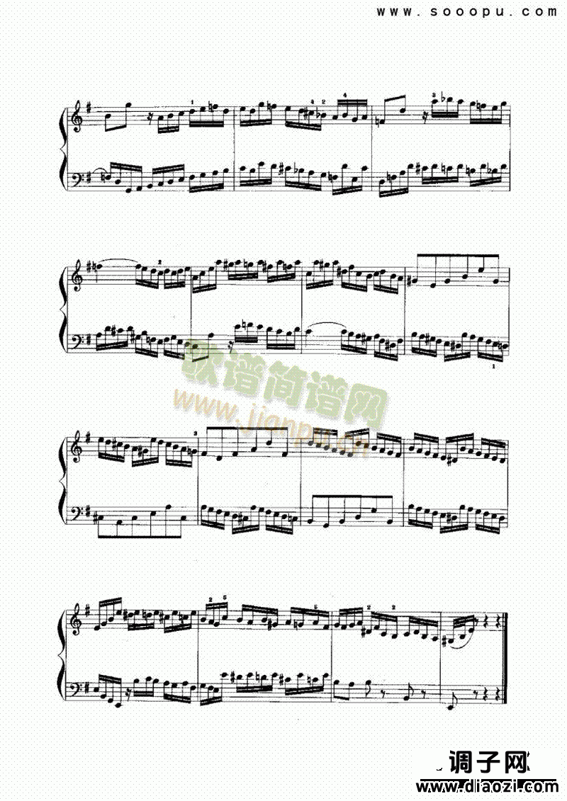 e小调前奏曲与赋格 键盘类 手风琴