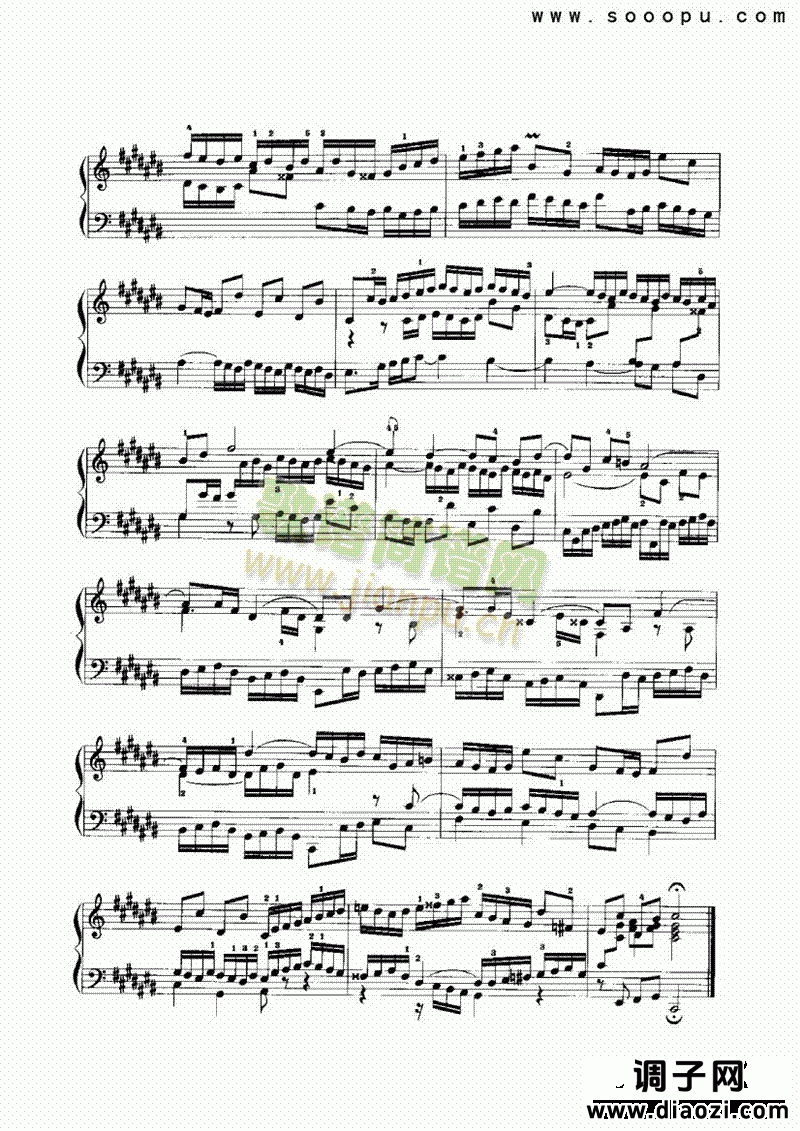 #C大调前奏曲与赋格 键盘类 手风琴