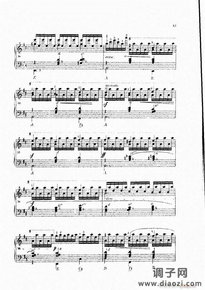 车尔尼手风琴练习曲集 Ⅳ