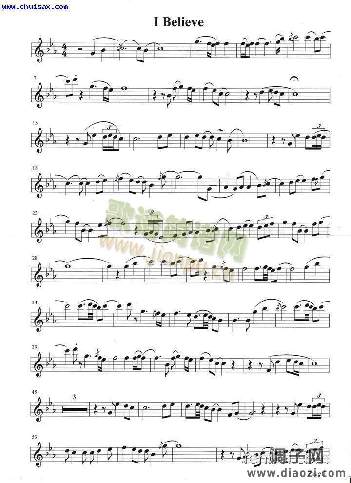 I BeIieve   (午夜的萨克斯）