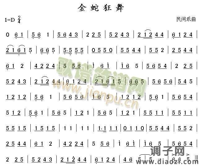 金蛇狂舞(民间乐曲)