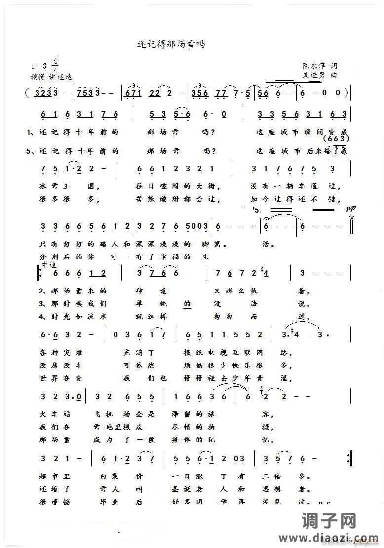 还记得那场雪吗