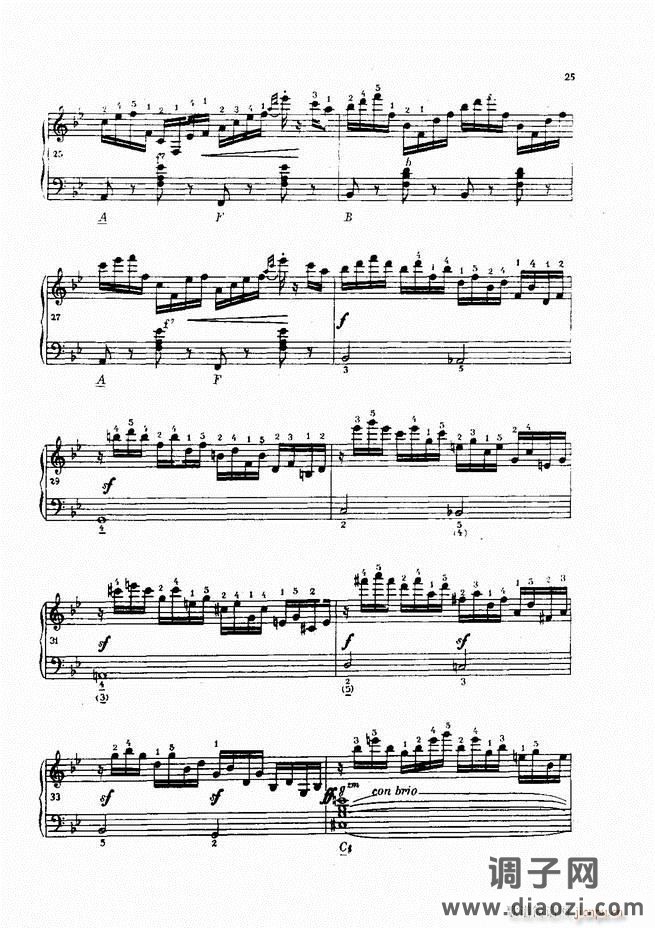 车尔尼手风琴练习曲集 Ⅳ