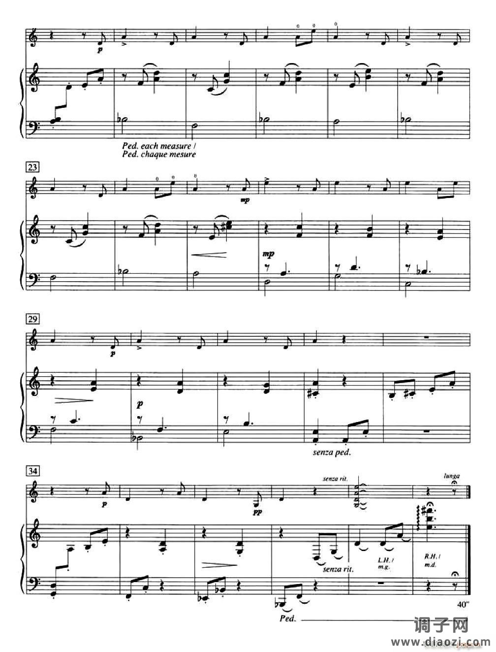 Serenade （加拿大小提琴考级 预备级）