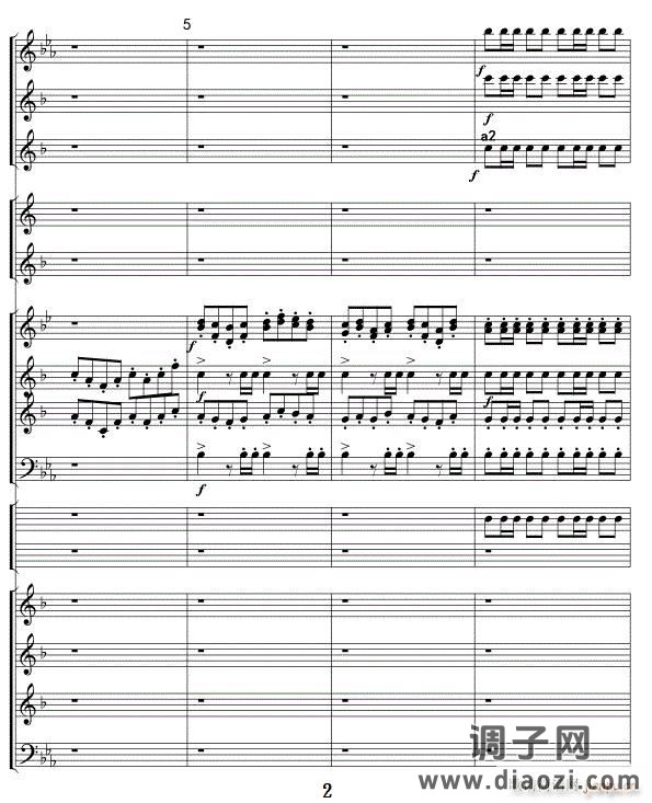 威廉退尔序曲(军乐 )线02