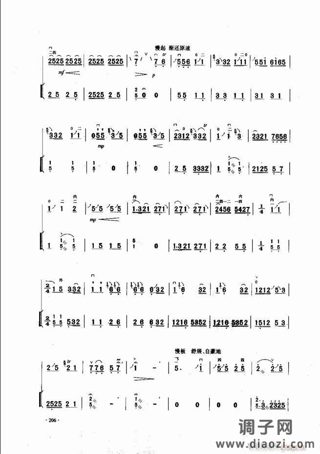 中国二胡名曲集锦南北音乐风格181-240